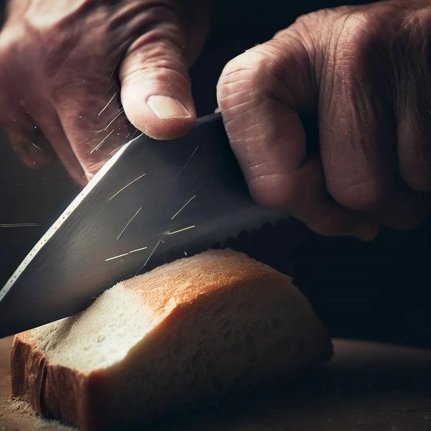 Ostrzenie noża do chleba