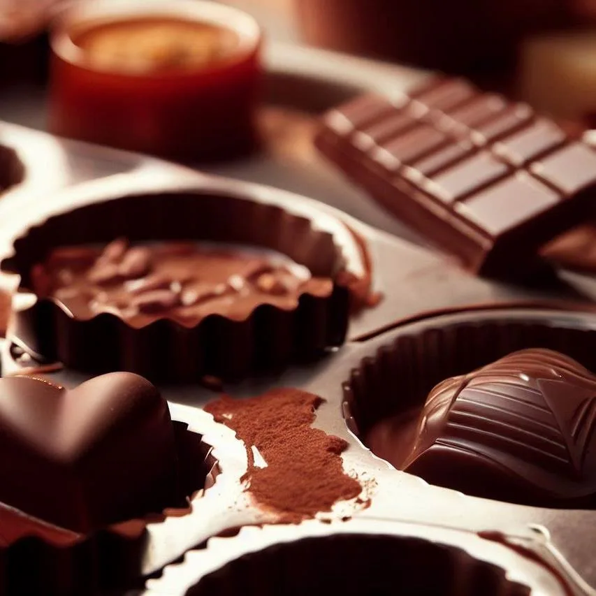 Przepis na czekoladki w foremkach