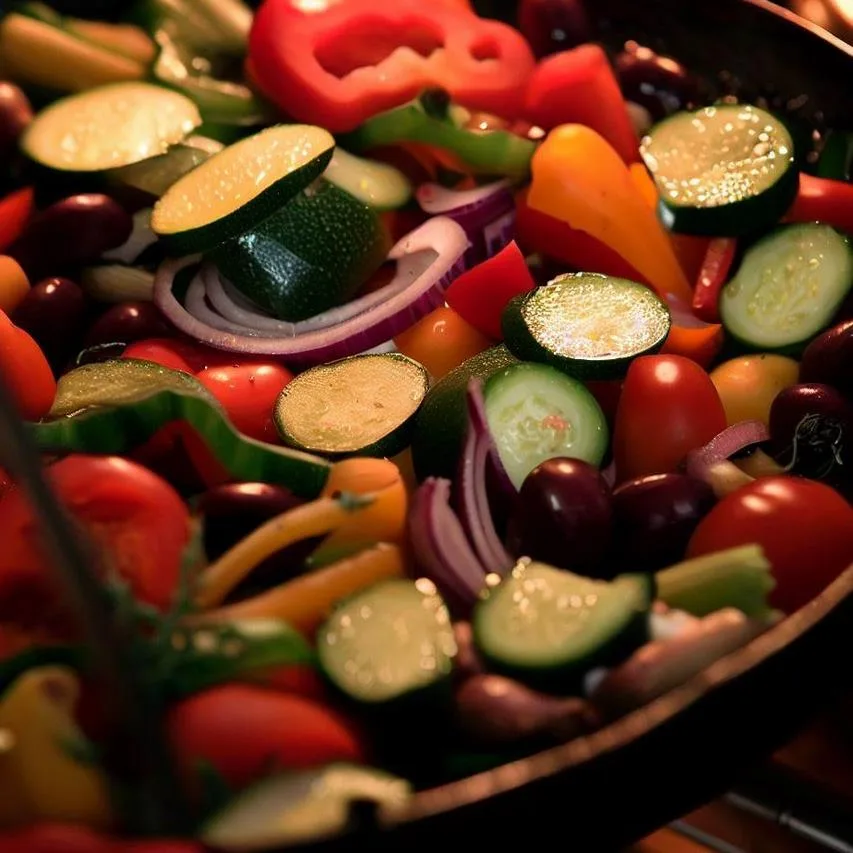 Warzywa na patelni po grecku: zdrowa i smakowita opcja
