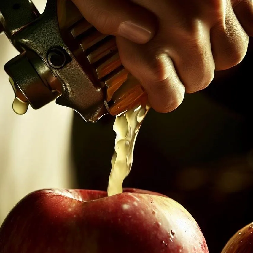 Wyciskanie soku z jabłek